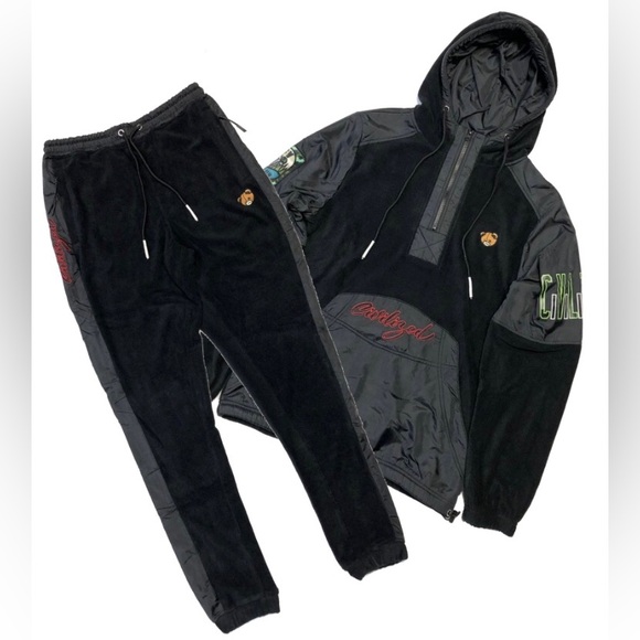 CIVILIZED POLAR FLEECE SET W/ NYLON TRIM
STYLE: CV5069-5070
COLOR: BLACK - Picture 1 of 5